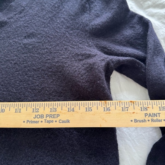 Armani Exchange V Neck Long sleeve  XL Blue - Picture 4 of 9